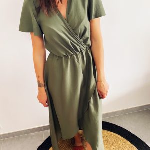 Robe Ambre kaki